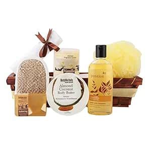 BodyHerbals Tropical Coconut Skincare Gift Set for Women and Men | Bath ...