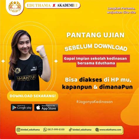 Bimbel Sekolah Kedinasan Terbaik #1, Persiapkan Sekarang : Eduthama