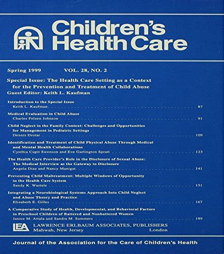 The Health Care Setting As A Context for the Prevention and Treatment ...