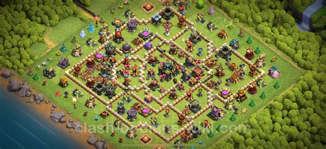 Farming Base TH17 with Link, Anti 3 Stars, Hybrid - Clash of Clans 2025 ...