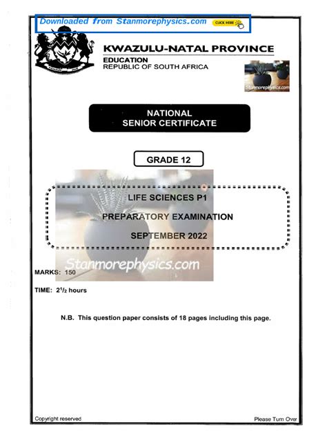 P2 Life Science Grade 12 Revision 的图像结果