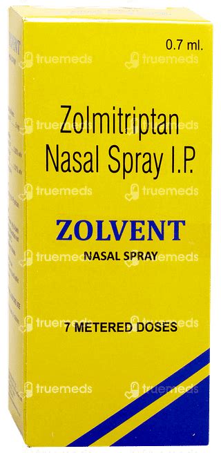 Zolvent 5 Mg Nasal Spray 7 Mdi - Uses, Side Effects, Dosage, Price ...