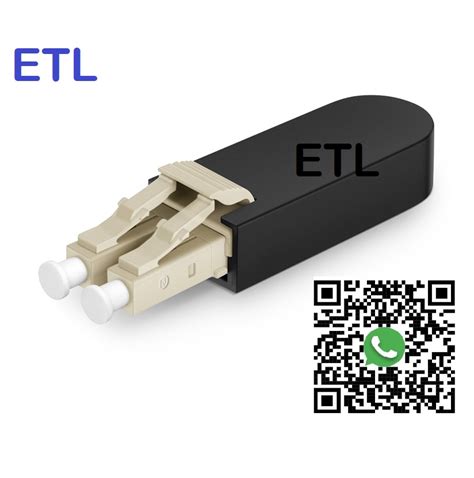 LC Fiber Optic Loopback Adapter (50/125) – ETL