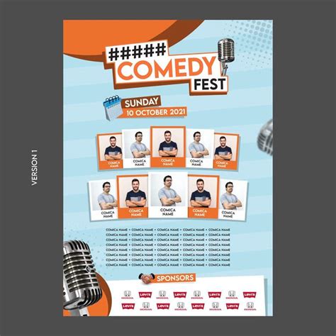 Poster for a Stand-Up Comedy Festival | Freelancer