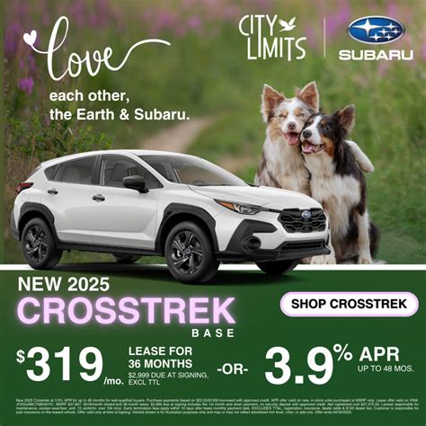 Subaru Lease Specials