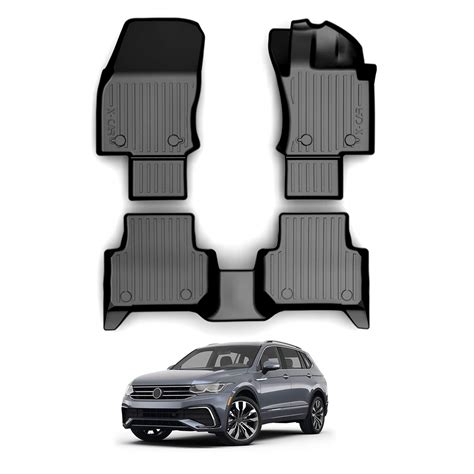 3D Floor Mats for Volkswagen VW Tiguan 2016-2024 All-Weather Liners | X-CAR