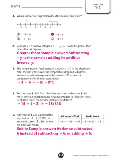 Lesson 1.3 Answer Key 4th Grade 的图像结果