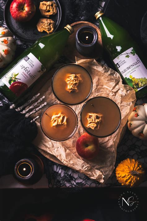Scary Halloween Punch Recipe with Shrunken Apple Heads