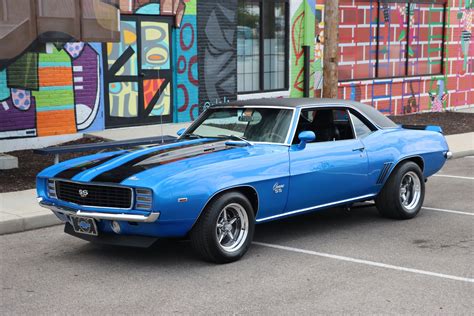 1969 Camaro Ss Blue