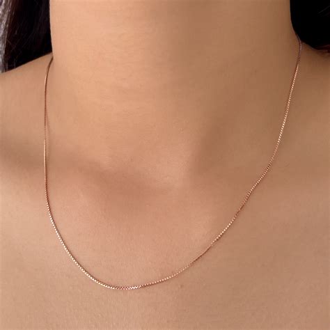 Buy Rose Gold Chains for Womens Online | Starkle