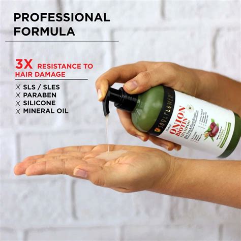 Buy SOULFLOWER ONION BIOTIN SHAMPOO WITH ALOEVERA & PLANT KERATIN ...