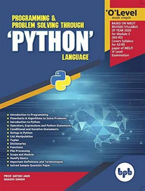 O Level Made Simple Programming & Problem Solving Through 'PYTHON ...