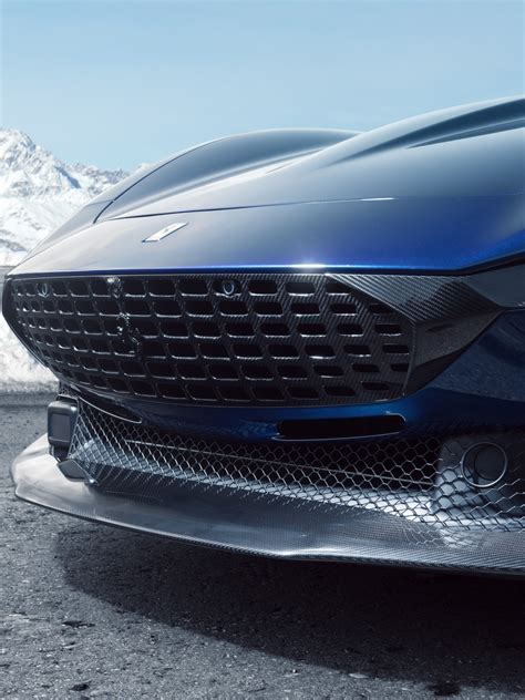 Download wallpaper Ferrari, close-up, Roma, grille, carbon fiber ...