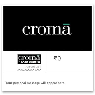 Croma | E-Gift Card |Instant Delivery | Valid for online & in-store ...