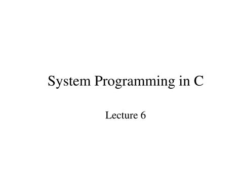 Image result for C System Programming