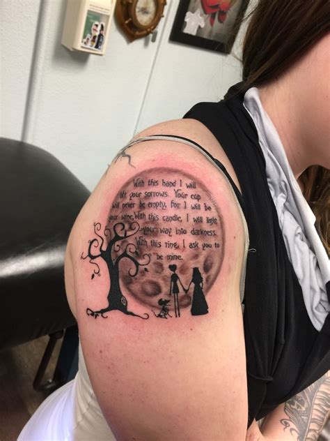 Image result for Tim Burton Corpse Bride Tattoo Stencils