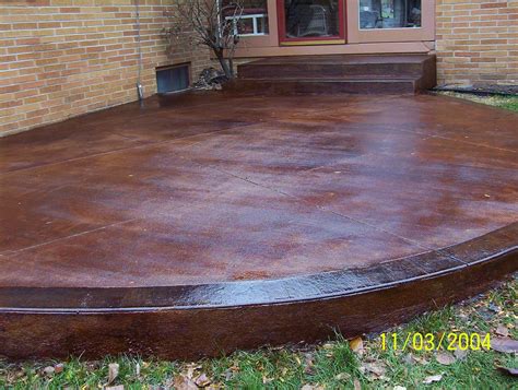 Stained Concrete Patio Ideas