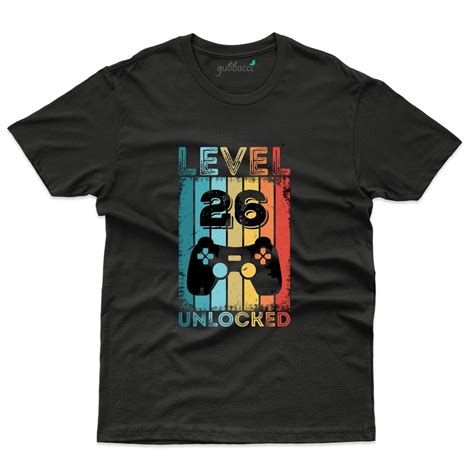 Level 26 Unlocked T-Shirt - 26th Birthday T-Shirt Collection | Gubbacci