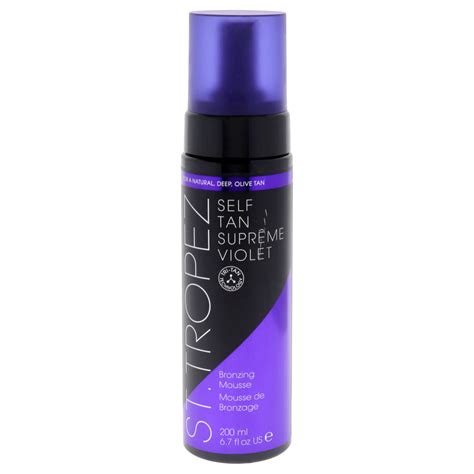 St. Tropez Self Tan Supreme Violet Bronzing Mousse, 6.8 oz, Hydrating ...