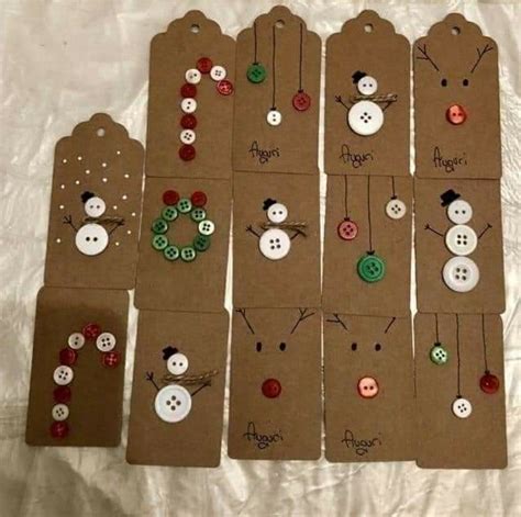 Pin by Faith Woolley on BUTTON CRAFTS | Christmas gift tags handmade ...