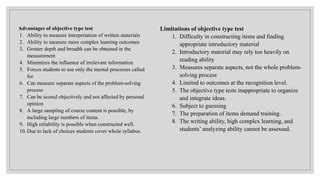 Image result for Merits Objective Test