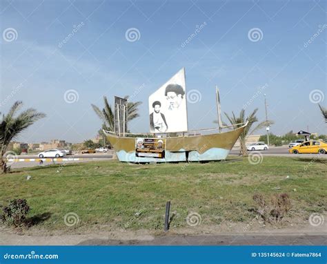 Cityscape of Najaf, Iraq editorial stock image. Image of dress - 135145624