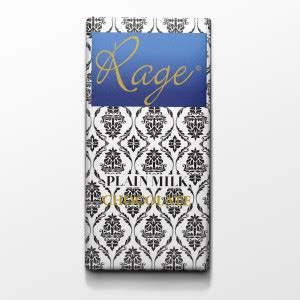 RAGE Damask Pattern - Milk Chocolate - Blue Ascent Packaging Bars Price ...