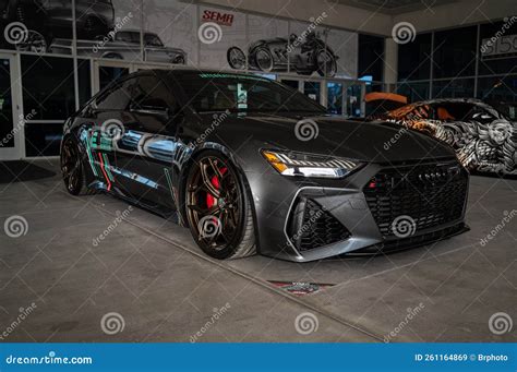 Audi RS 7 during SEMA Show at Las Vegas Convention Center Editorial ...