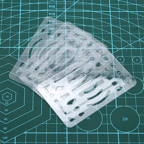 Buy Erasing Shield Shield Multipurpose Engineering Drawing 10Pcs 27 ...