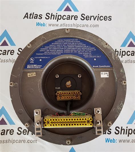 SAAB TANK RADAR TRANSMITTER – Atlas Shipcare Services