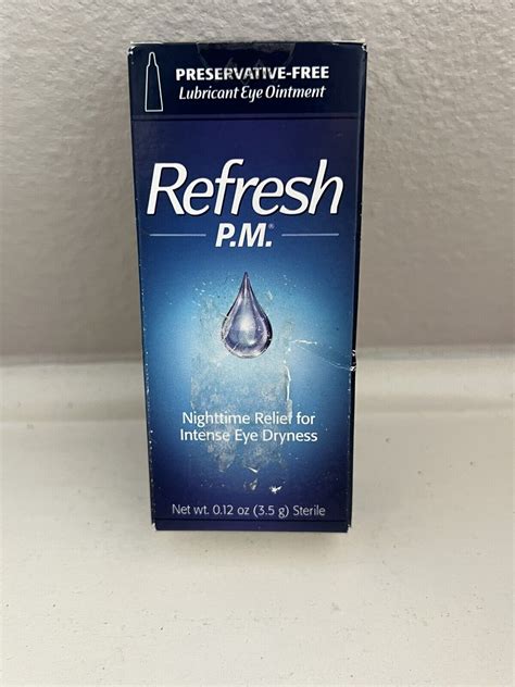 Refresh PM P.M. Lubricant Eye Ointment 0.12 oz Exp 12/2024. Imperfect Box 300230667043| eBay