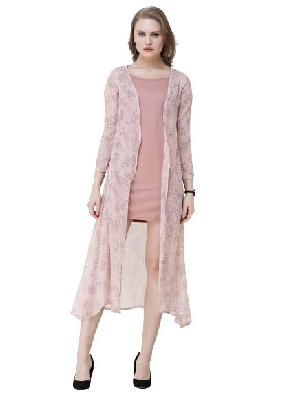 Buy Cation Women Georgette Printed Shrug for Women and Girls - Floral ...