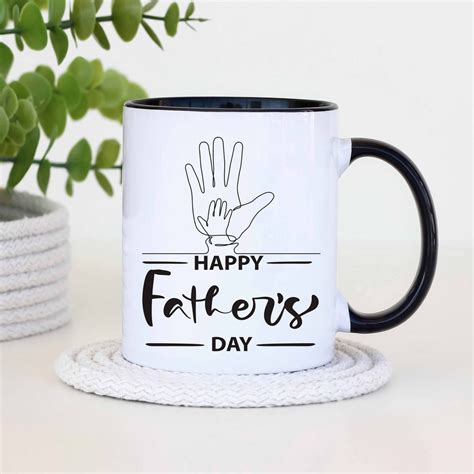 Happy Father's Day Mug Wrap, Father's Day Mug, Dad and Son Mug, Dad Day ...