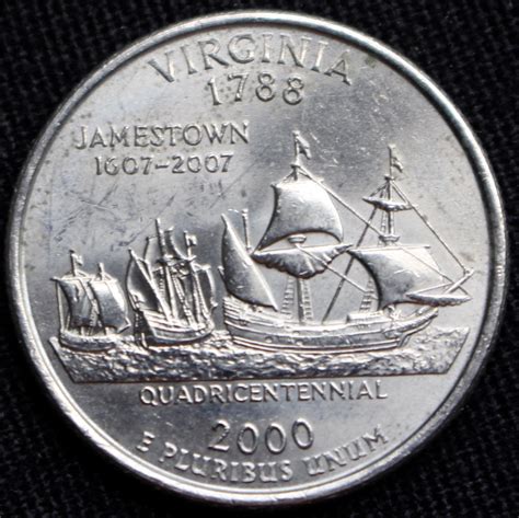 2000 P USA STATE QUARTER DOLLAR - VIRGINIA 1788 - Washington Quarter | eBay