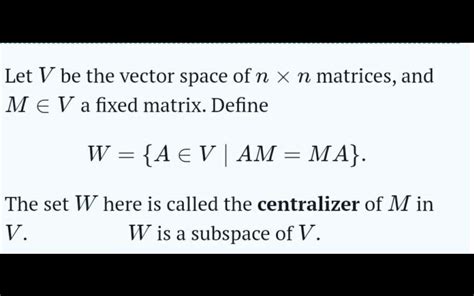 Let v be the vector space of all n\u00d7n matrices over r and b be a ...