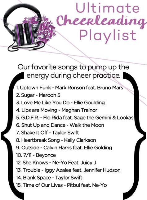 cheerleading dance songs