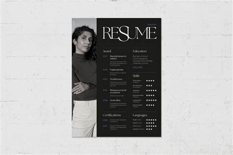 CV / Resume Template - BrandPacks