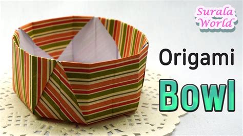 Image result for Paper Bowl Tutorial