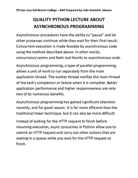 Image result for Asynchronous Programming Python