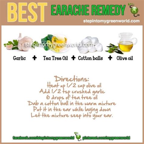 natural remedies earache
