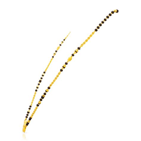 Dainty Glow 22K Gold Short Mangalsutra – WHP Jewellers