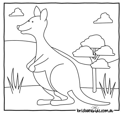 Australian Animals Colouring Pages | Brisbane Kids