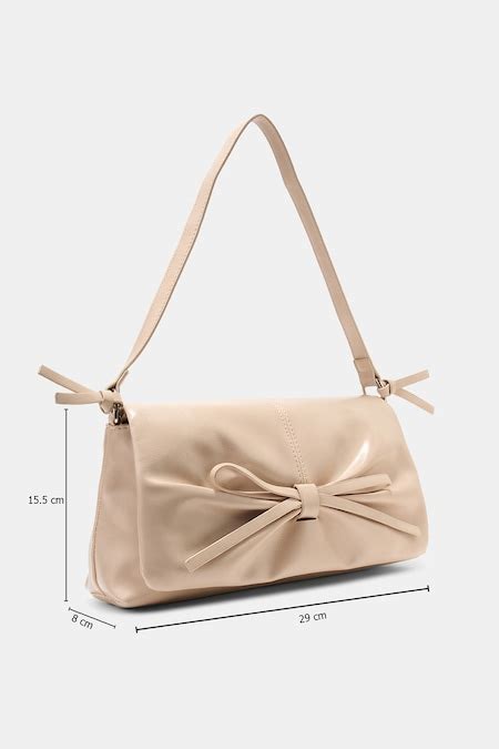 Beige Bow Detail Crossbody Bag - Selling Fast at Pantaloons.com