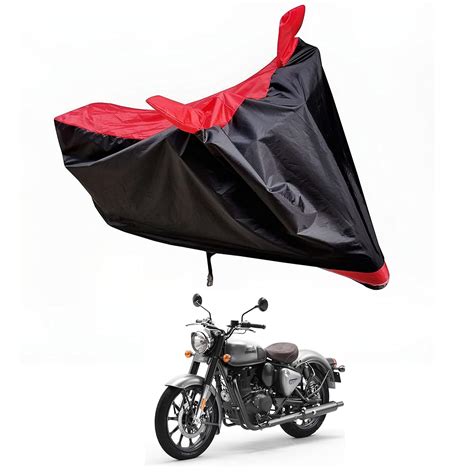 Auto Hub Bike Cover Compatible with RE Classic 350 with Mirror Pocket ...