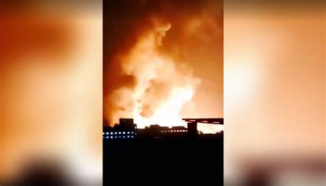 张家口化工厂爆炸起火已致22死22伤_最新图片_中宏网