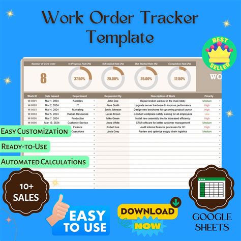 Image result for Work Order Tracker