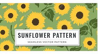 Image result for Seamless Flower Sunflower Pattern