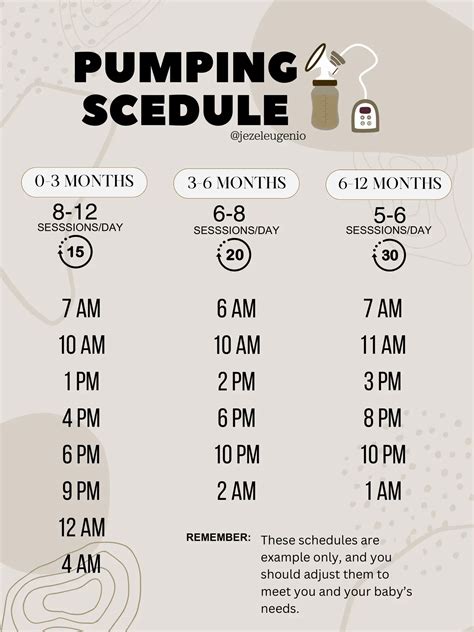 Breast pumping schedule! | Gallery posted by Jezel | Lemon8