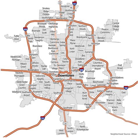 Map Of Columbus Ohio Neighborhoods Ohio State To Replace Off Campus