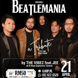 BEATLEMANIA : A TRIBUTE TO THE FAB FOUR, D'Atas Explorers Bar (Kota ...
